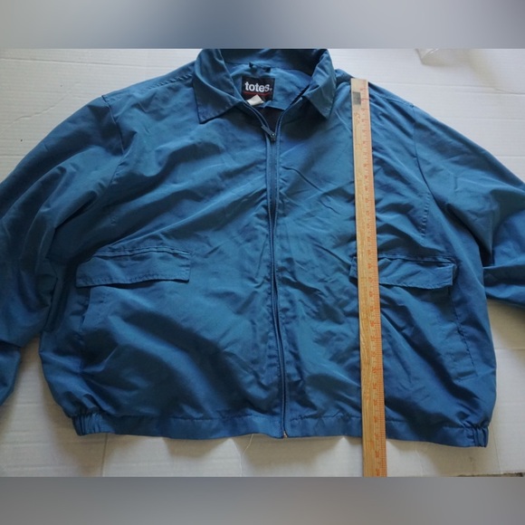 TOTES Men’s Microfiber Teal zipper Jacket - Picture 5 of 11